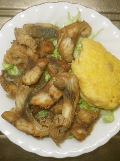 米粉を使った「さば唐揚&残粉揚げ卵」-レシピのメイン写真