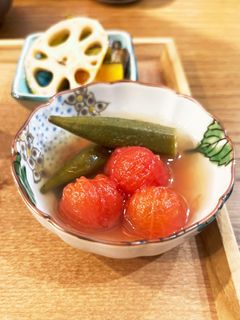 プチトマトとオクラの煮浸し-レシピのメイン写真