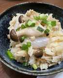 【かつお節薫る】新玉ねぎの炊き込みご飯