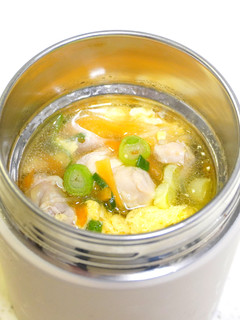 鶏と春雨のかきたまスープ-レシピのメイン写真