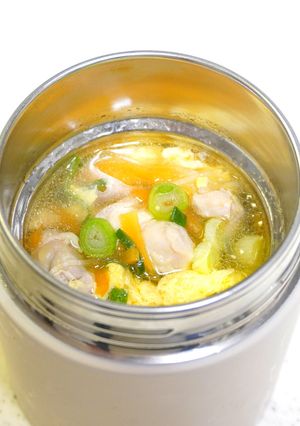 鶏と春雨のかきたまスープ-レシピのメイン写真