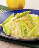 レモンチーズクリームのこんにゃくパスタ