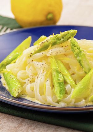 レモンチーズクリームのこんにゃくパスタ-レシピのメイン写真