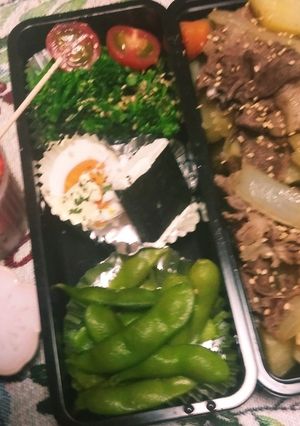 お弁当にも！ゆで卵にマヨネーズとパセリ+-レシピのメイン写真