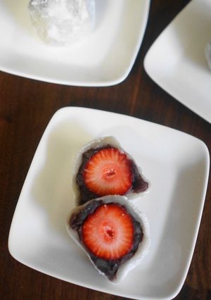 ＊米粉使用＊いちご大福-レシピのメイン写真