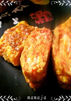 人参の卵焼き☆定番のお弁当のおかずに☆-レシピのメイン写真