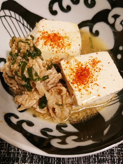 豚しゃぶと豆腐煮-レシピのメイン写真