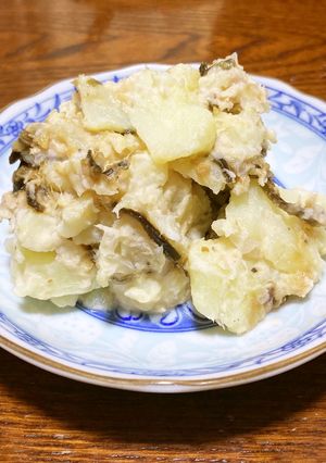 新じゃが＆新玉ねぎ＆ツナ＆塩昆布のサラダ-レシピのメイン写真