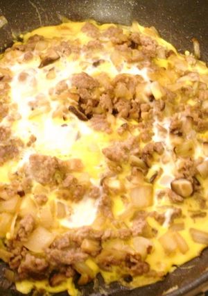 ひき肉たまご焼き　改訂版-レシピのメイン写真