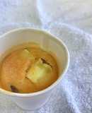 紙コップ米粉蒸しパン(アレルギー対応)