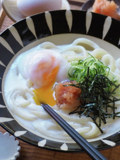 5分で!濃厚クリーム明太子うどん-レシピのメイン写真