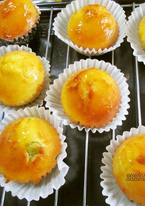 米粉活用、上品な味のカップケーキに。。。-レシピのメイン写真