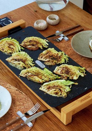 春キャベツのチーズアンチョビグリル-レシピのメイン写真