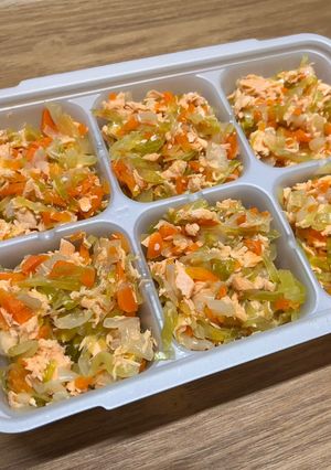 【離乳食】ちゃんちゃん焼き-レシピのメイン写真