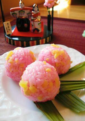 ひな祭りのお弁当に♪春にぎり。-レシピのメイン写真