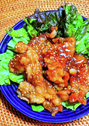 豚バラ肉の甘辛唐揚げ-レシピのメイン写真