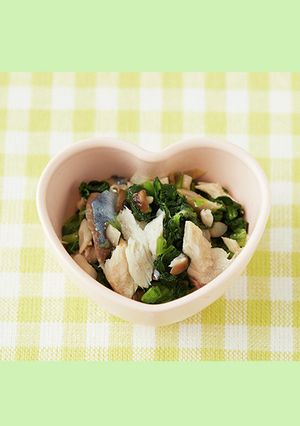 青菜とさばのあえもの-レシピのメイン写真