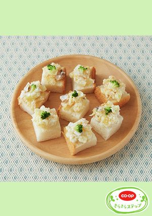 お魚とポテトのオープンサンド-レシピのメイン写真