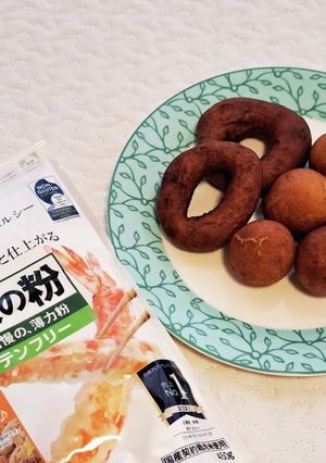 米粉で簡単！焼き芋のドーナツ-レシピのメイン写真