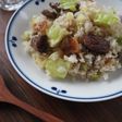 春キャベツと牛肉のガーリックピラフ
