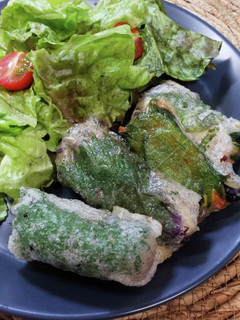 茄子と大葉でベトナム風揚げ春巻き-レシピのメイン写真