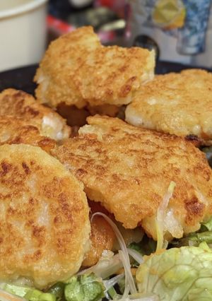 超簡単★豆腐はんぺん海老エビ　ナゲット-レシピのメイン写真