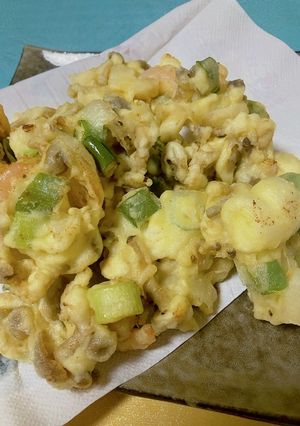 義母のかき揚げ米粉バージョン♪-レシピのメイン写真