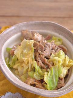 春キャベツと豚こまのうま煮-レシピのメイン写真