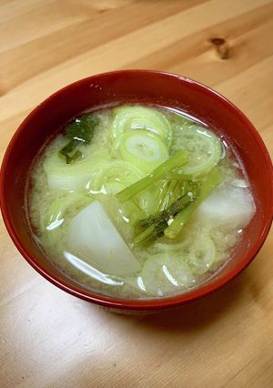 かぶの味噌汁-レシピのメイン写真