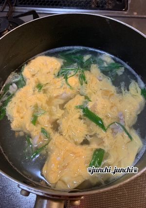 よだれ鶏を作った残り汁で簡単チキンスープ-レシピのメイン写真