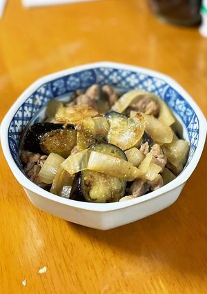 めんつゆ味噌豚茄子炒め-レシピのメイン写真
