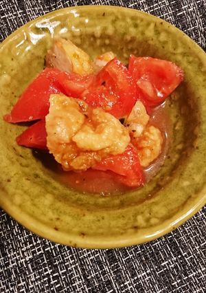 鶏唐トマト和え-レシピのメイン写真
