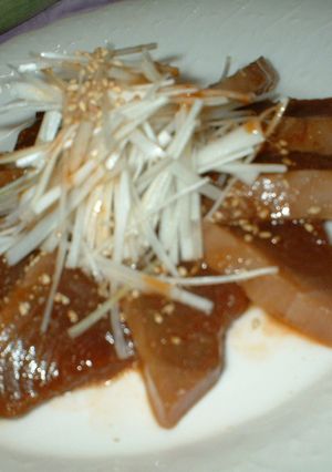 韓国風。。。かつおのづけ-レシピのメイン写真