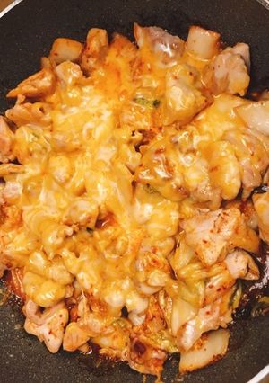 ♡鶏キムチのチーズのせ♡-レシピのメイン写真