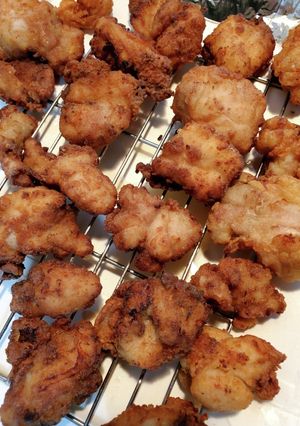 米粉でカリッとジューシな唐揚げ!-レシピのメイン写真