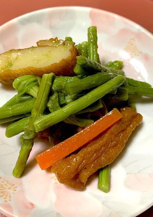塩漬けわらびの煮物-レシピのメイン写真