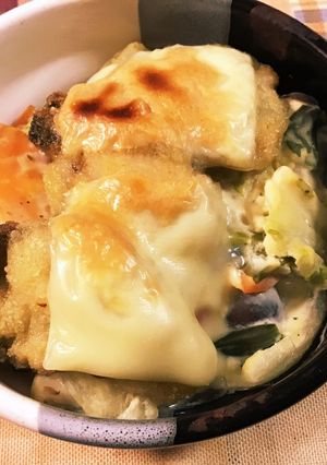 米粉で☆牡蠣と白菜のヘルシーグラタン-レシピのメイン写真