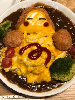 カービィカフェ風ワドルディのオムハヤシ-レシピのメイン写真