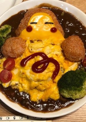 カービィカフェ風ワドルディのオムハヤシ-レシピのメイン写真