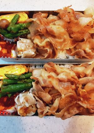 高校生弁当覚え書き160豚丼-レシピのメイン写真