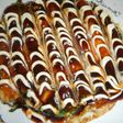 カリフラワーの葉で作る‥ヘルシーお好み焼