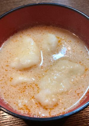 グルテンフリーの味噌ラーメン風すいとん-レシピのメイン写真