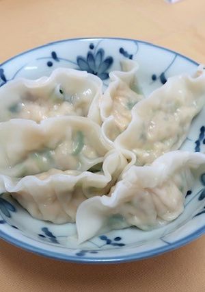 【ヘルシー】鶏肉ときゅうりの水餃子-レシピのメイン写真