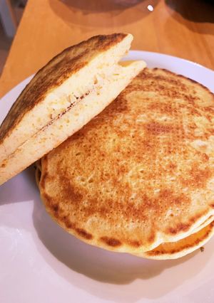 簡単野菜も食べられるパンケーキ-レシピのメイン写真