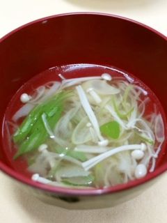 えのきのコンソメスープ-レシピのメイン写真