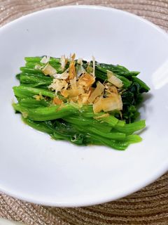 塩出汁で♡ほうれん草のおひたし-レシピのメイン写真