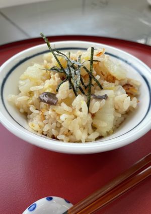 白菜のヘルシー炊き込みご飯-レシピのメイン写真