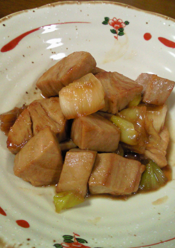 ＊まぐろとねぎの照り焼き風＊-レシピのメイン写真