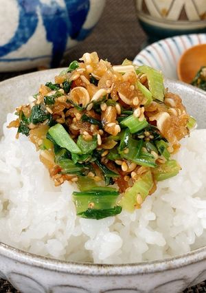 ミミガージャーキーと小松菜のふりかけ-レシピのメイン写真