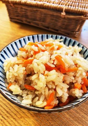 人参とツナの炊き込みご飯-レシピのメイン写真